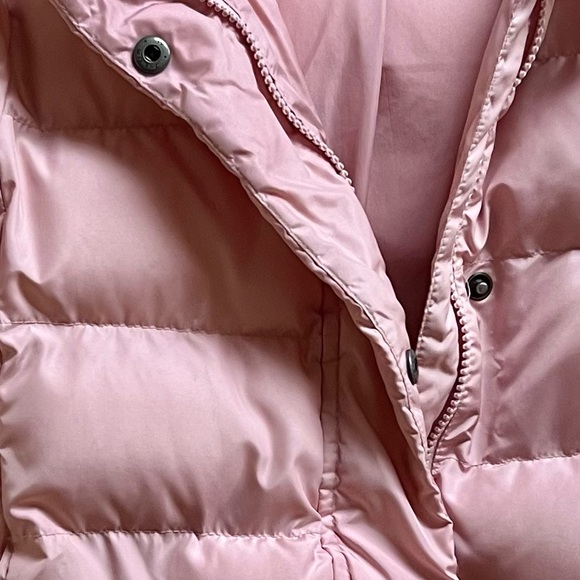 Gap Kids Girls Size 8 Pink Hooded Puffer Jacket w/ Polartec Insulation - Picture 5 of 11